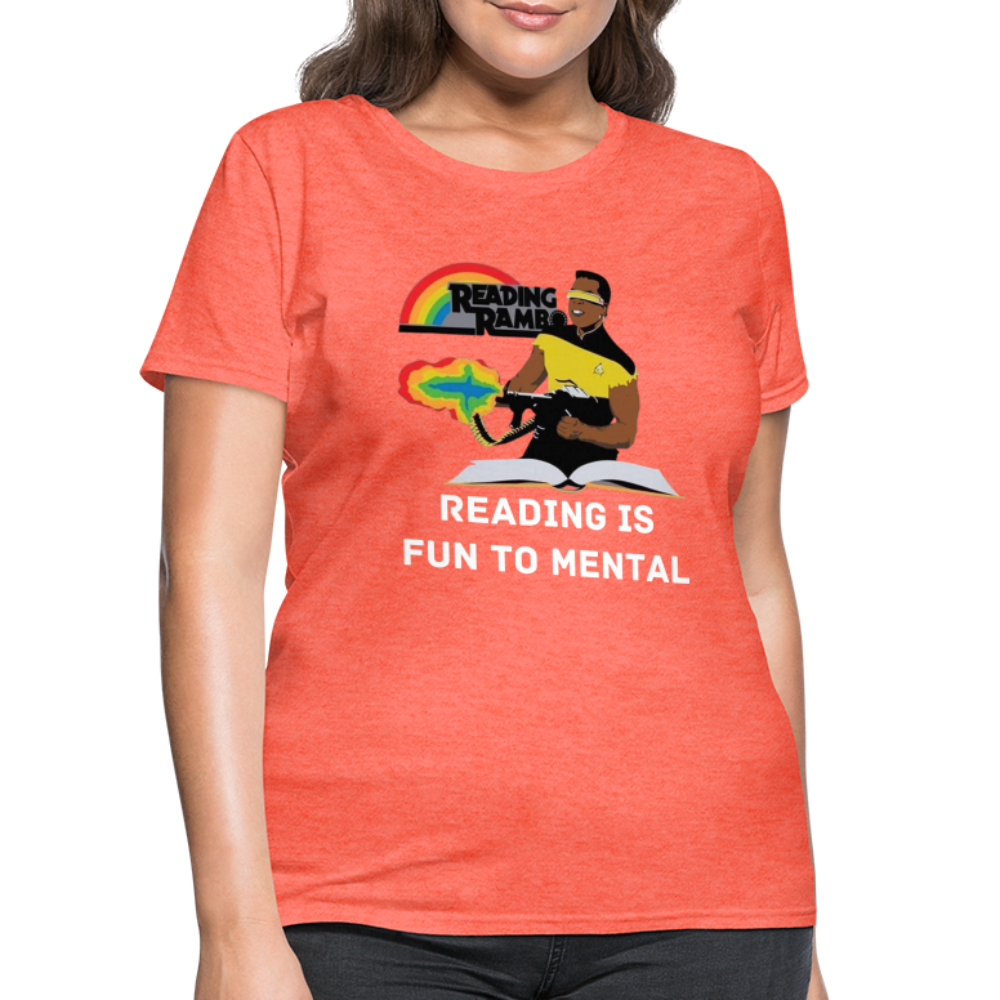 Reading Rambo T-Shirt - heather coral