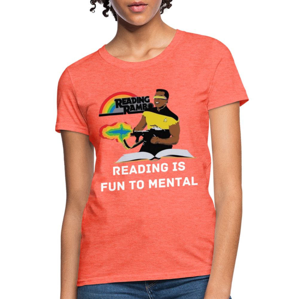 Reading Rambo T-Shirt - heather coral