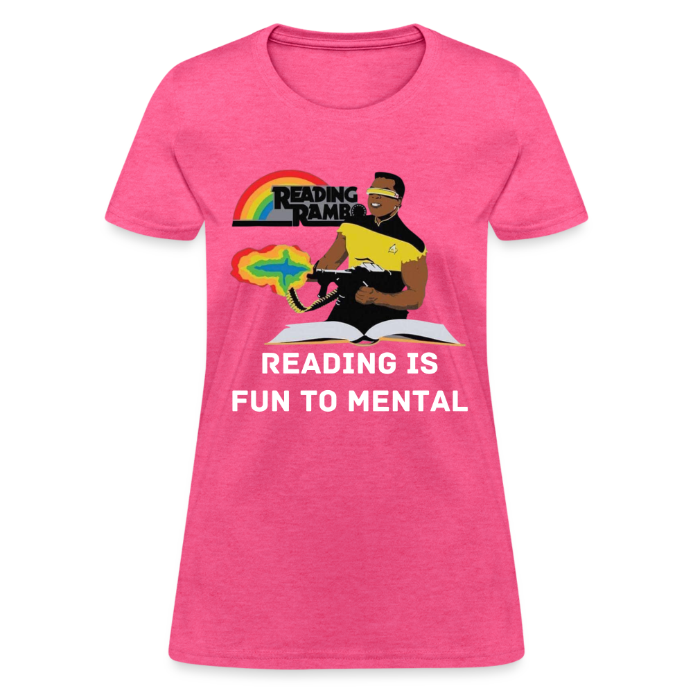 Reading Rambo T-Shirt - heather pink
