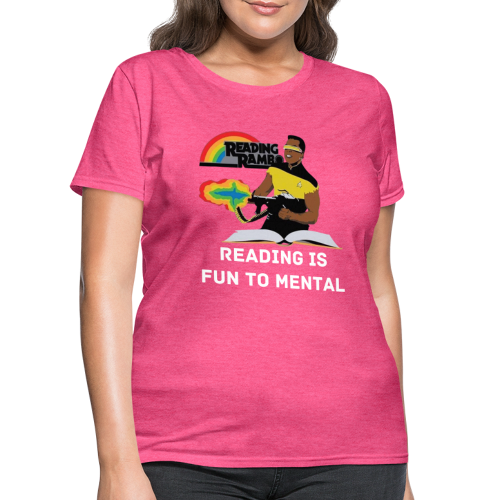 Reading Rambo T-Shirt - heather pink