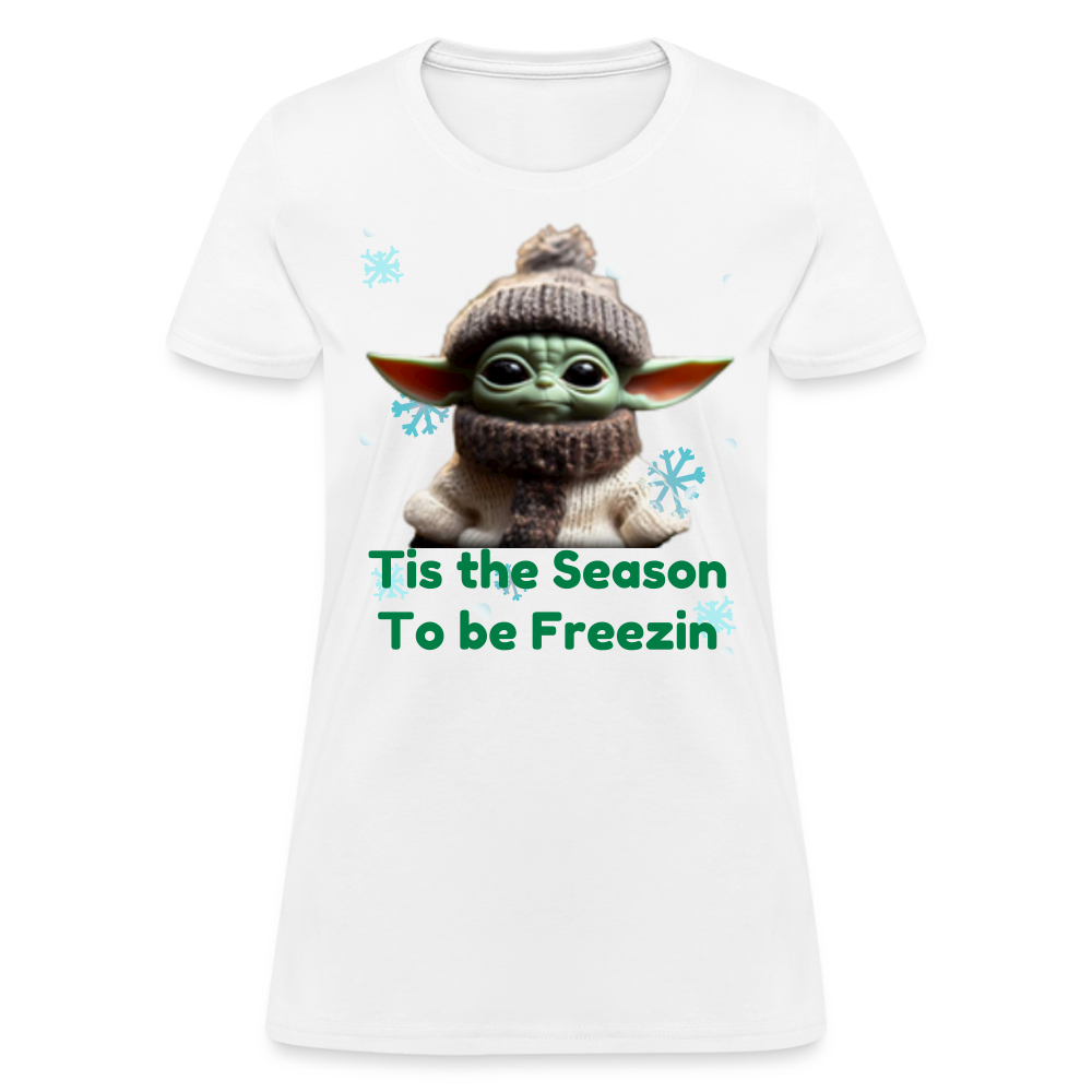 Cold Yoda T-Shirt - white