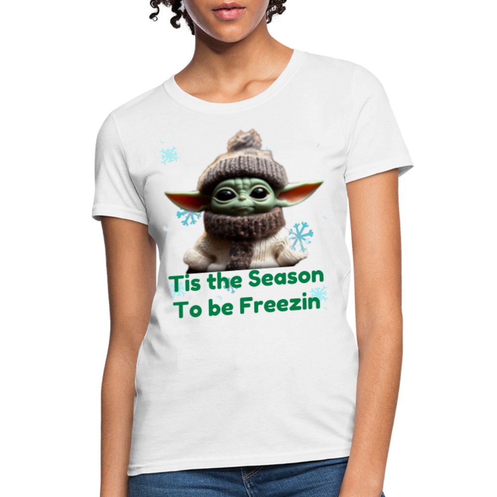 Cold Yoda T-Shirt - white