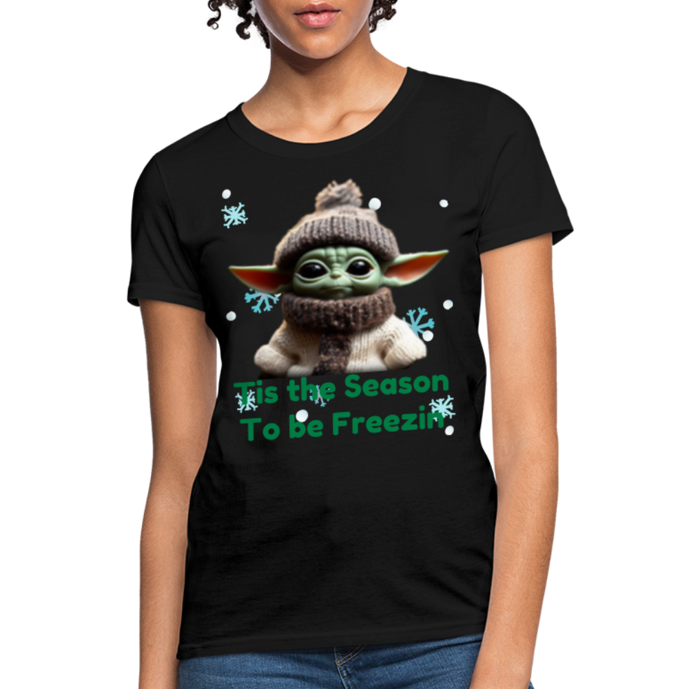 Cold Yoda T-Shirt - black