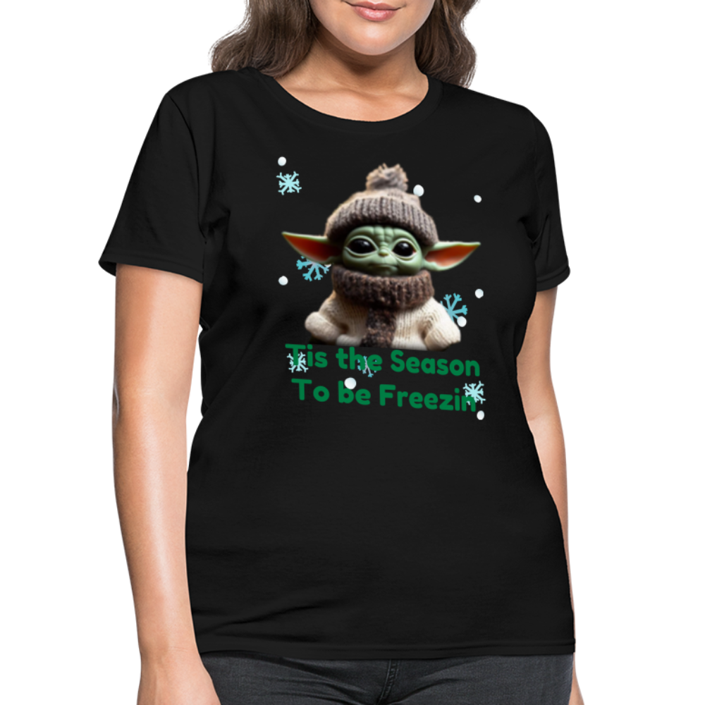 Cold Yoda T-Shirt - black