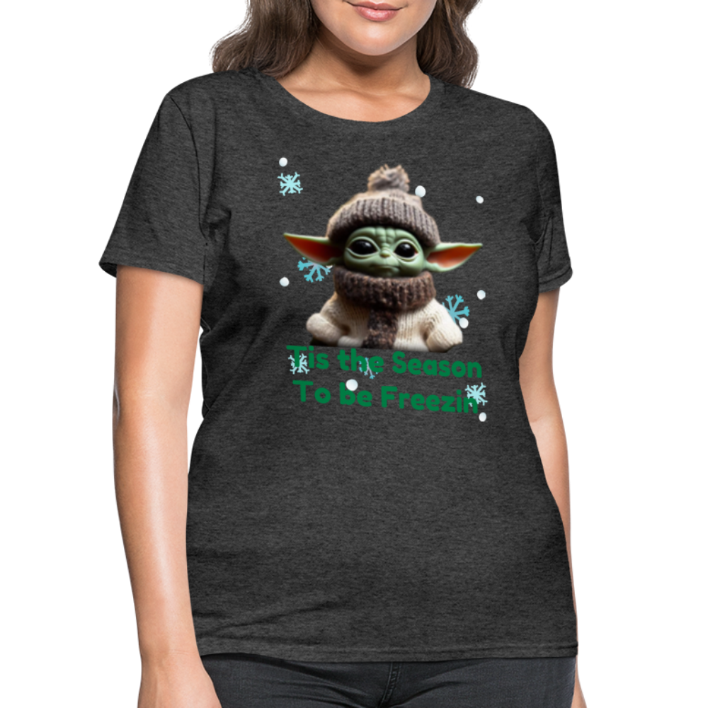 Cold Yoda T-Shirt - heather black
