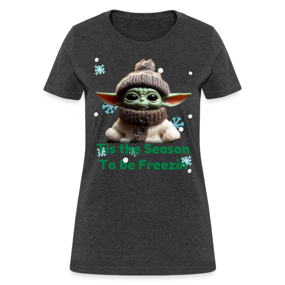 Cold Yoda T-Shirt - heather black