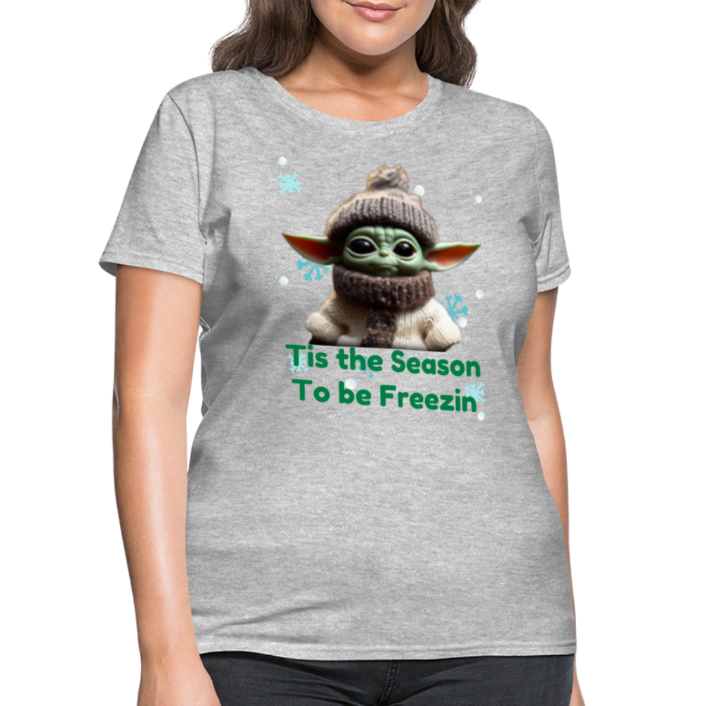 Cold Yoda T-Shirt - heather gray
