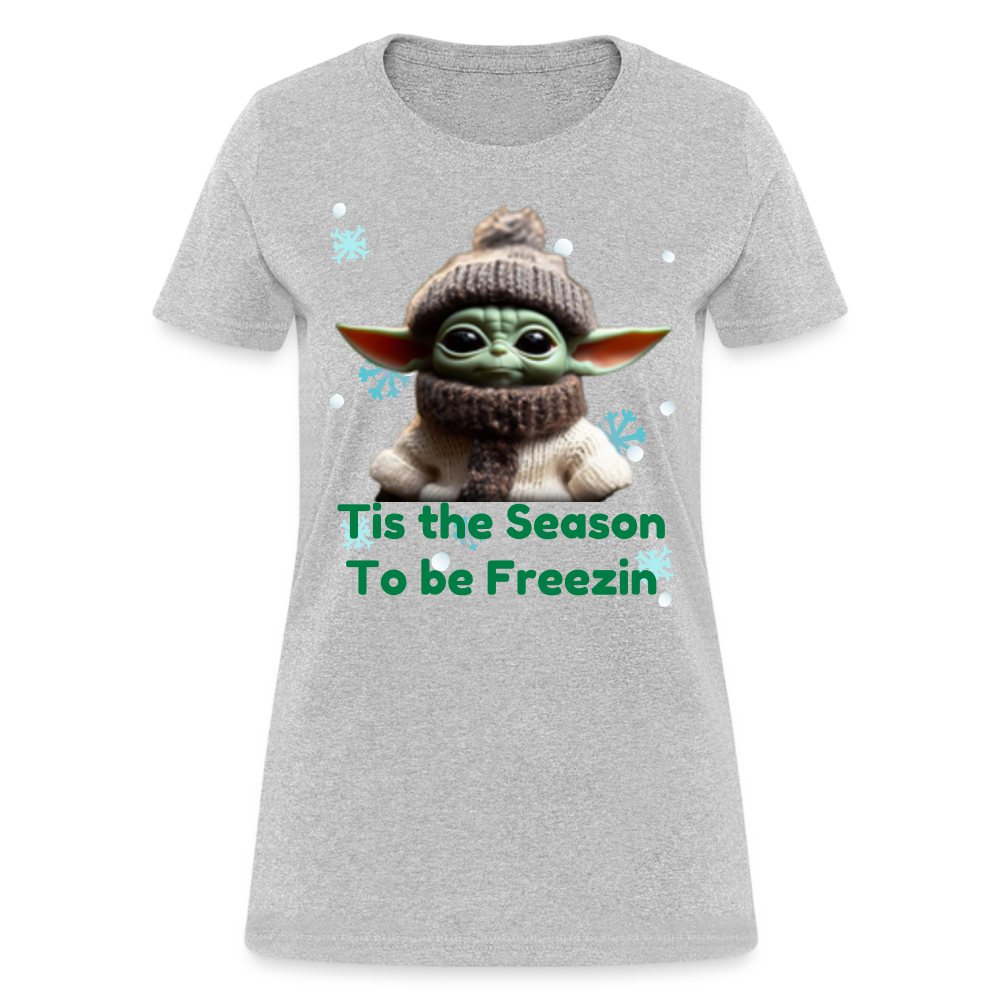 Cold Yoda T-Shirt - heather gray