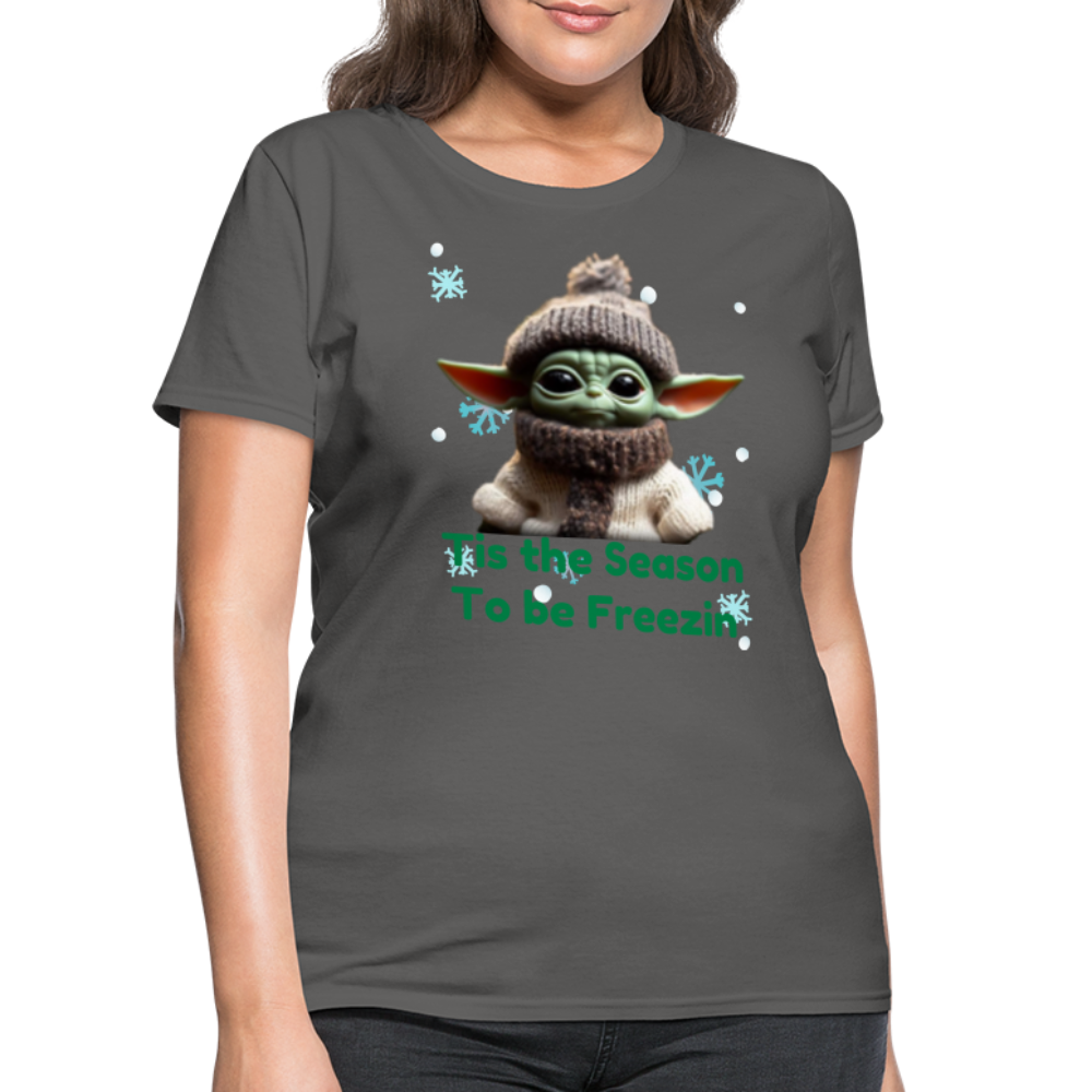 Cold Yoda T-Shirt - charcoal