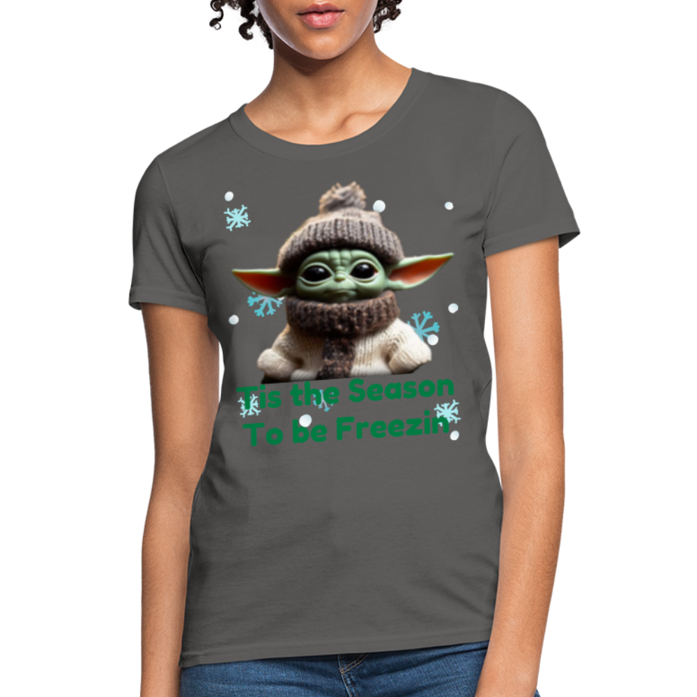 Cold Yoda T-Shirt - charcoal