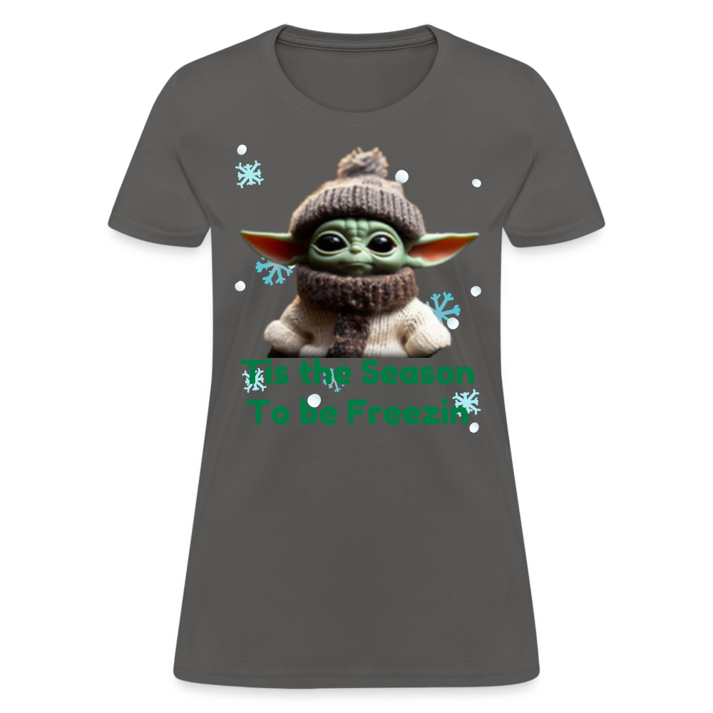 Cold Yoda T-Shirt - charcoal