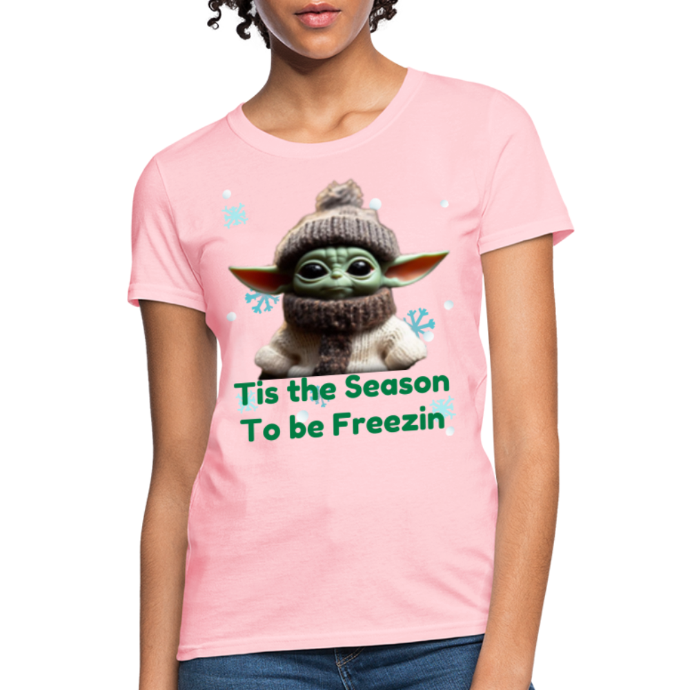 Cold Yoda T-Shirt - pink