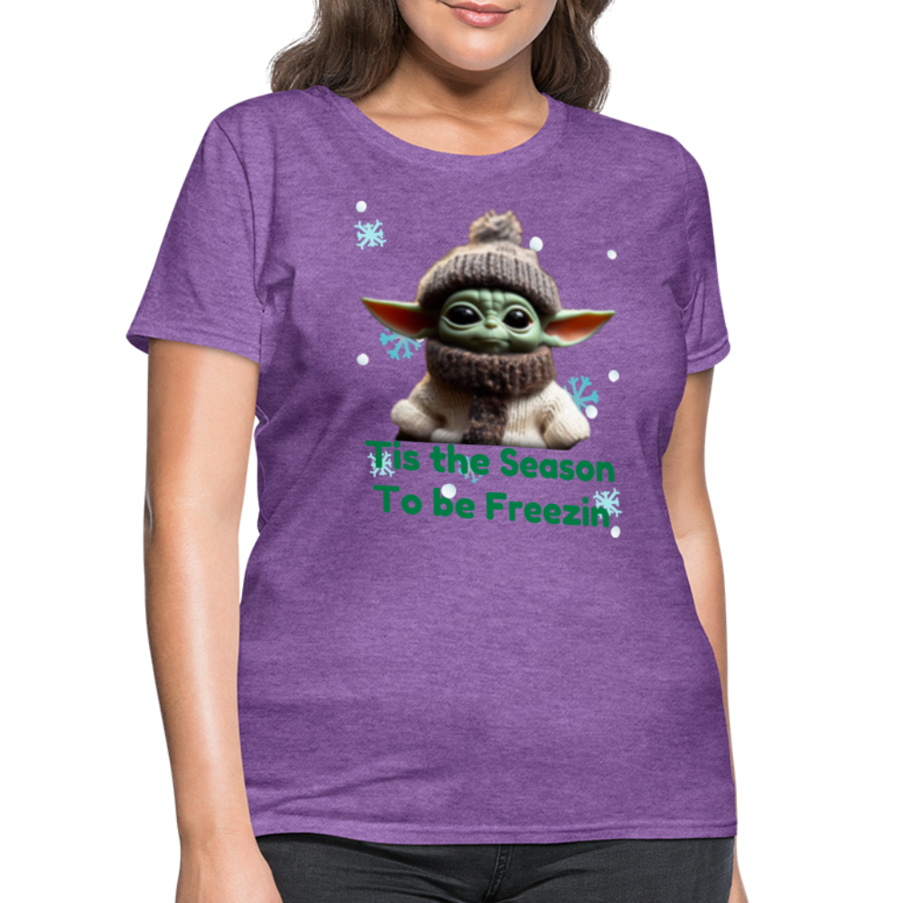 Cold Yoda T-Shirt - purple heather