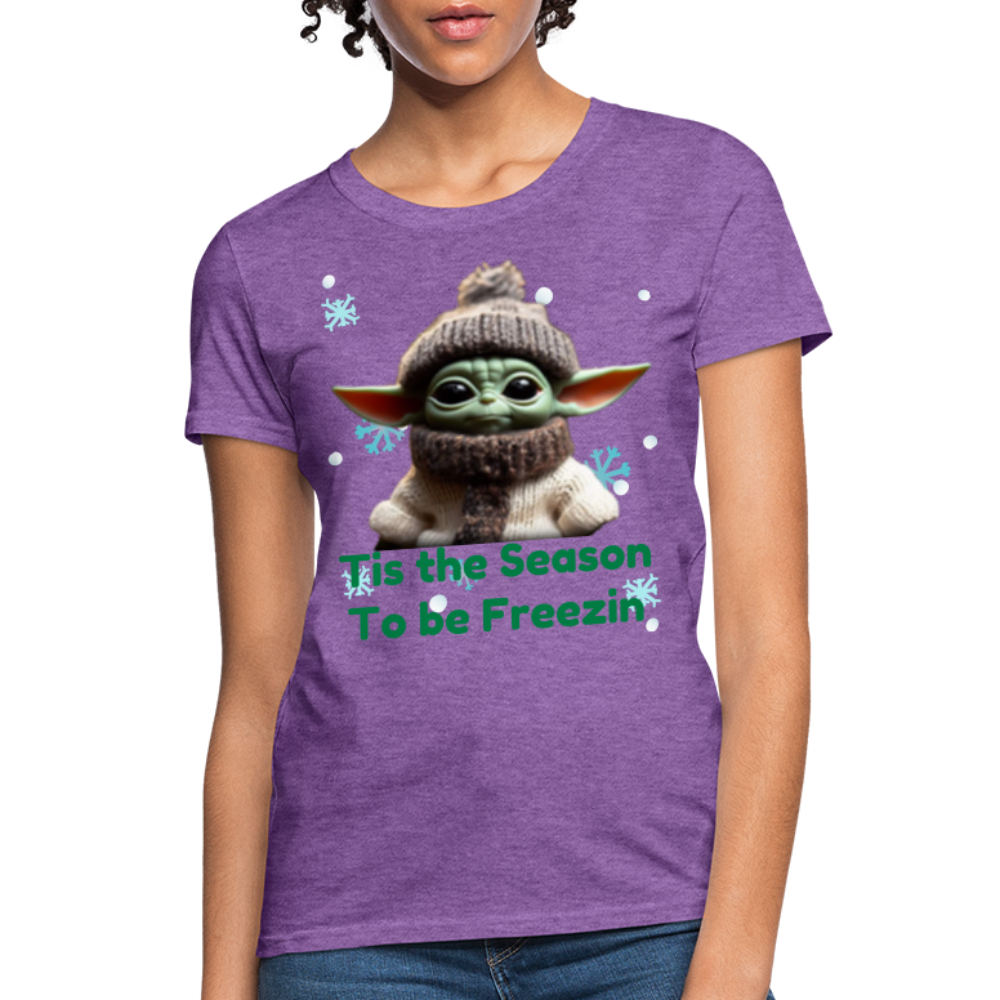 Cold Yoda T-Shirt - purple heather