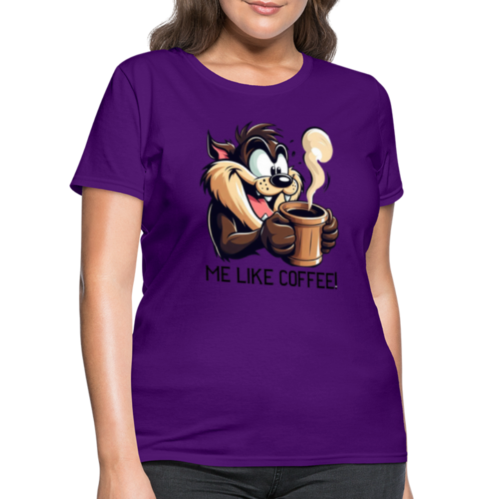 TAZ Coffee T-Shirt - purple