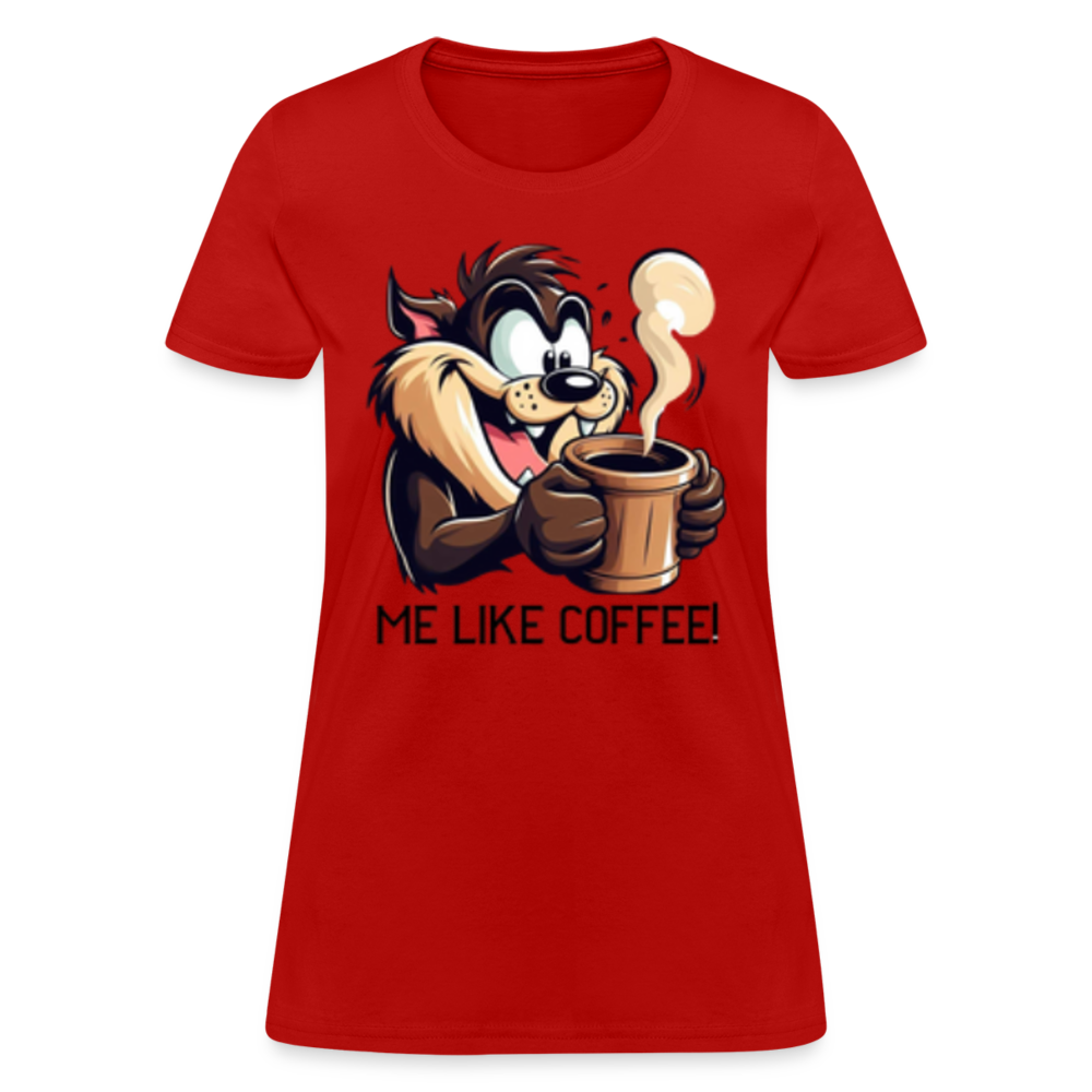 TAZ Coffee T-Shirt - red