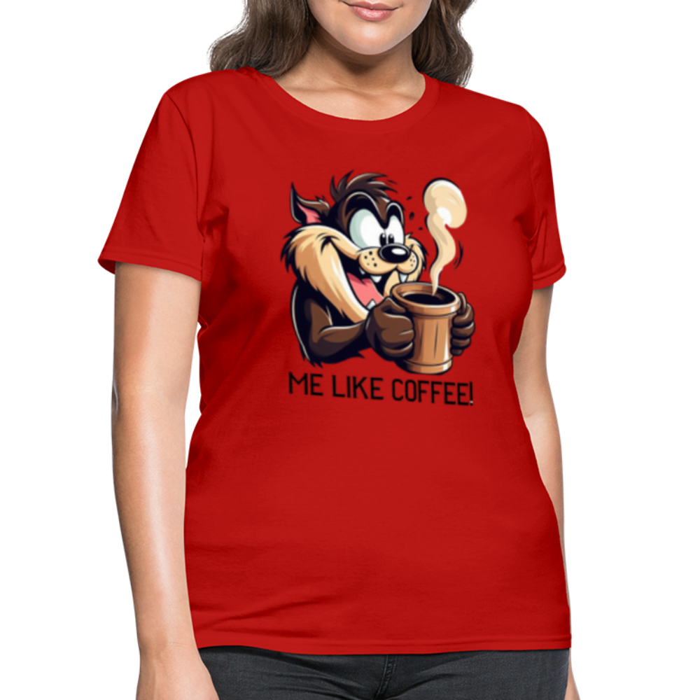 TAZ Coffee T-Shirt - red