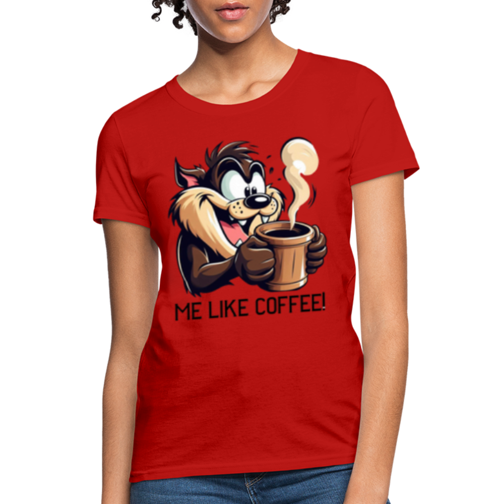 TAZ Coffee T-Shirt - red