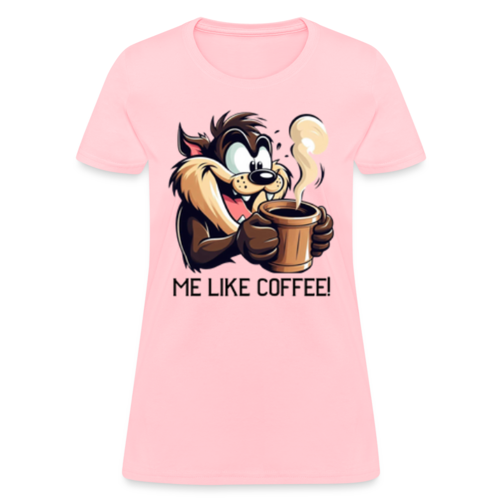 TAZ Coffee T-Shirt - pink