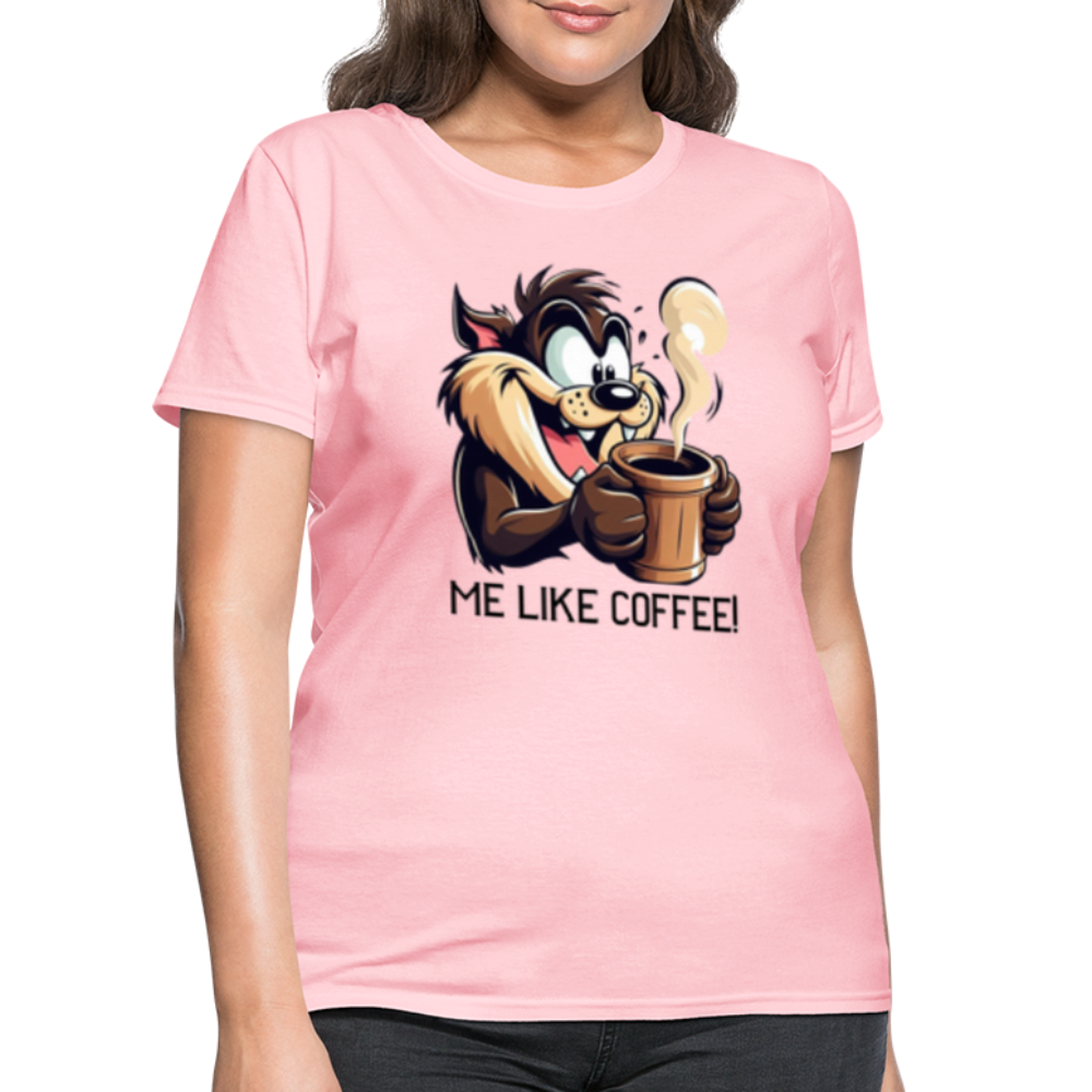 TAZ Coffee T-Shirt - pink