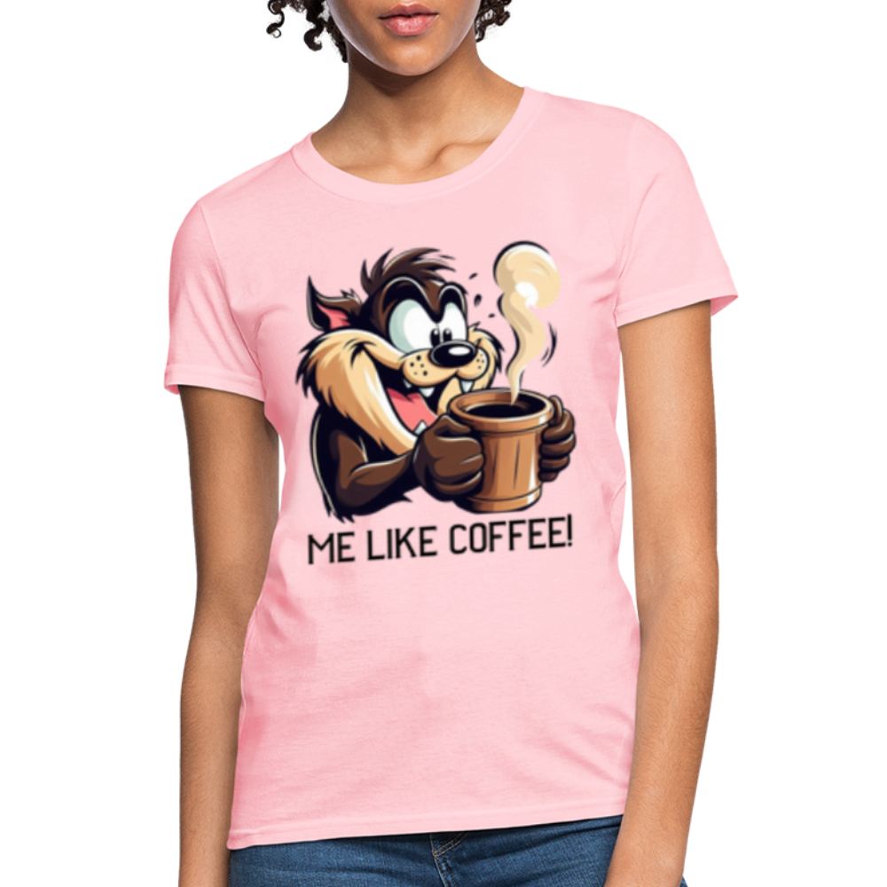 TAZ Coffee T-Shirt - pink