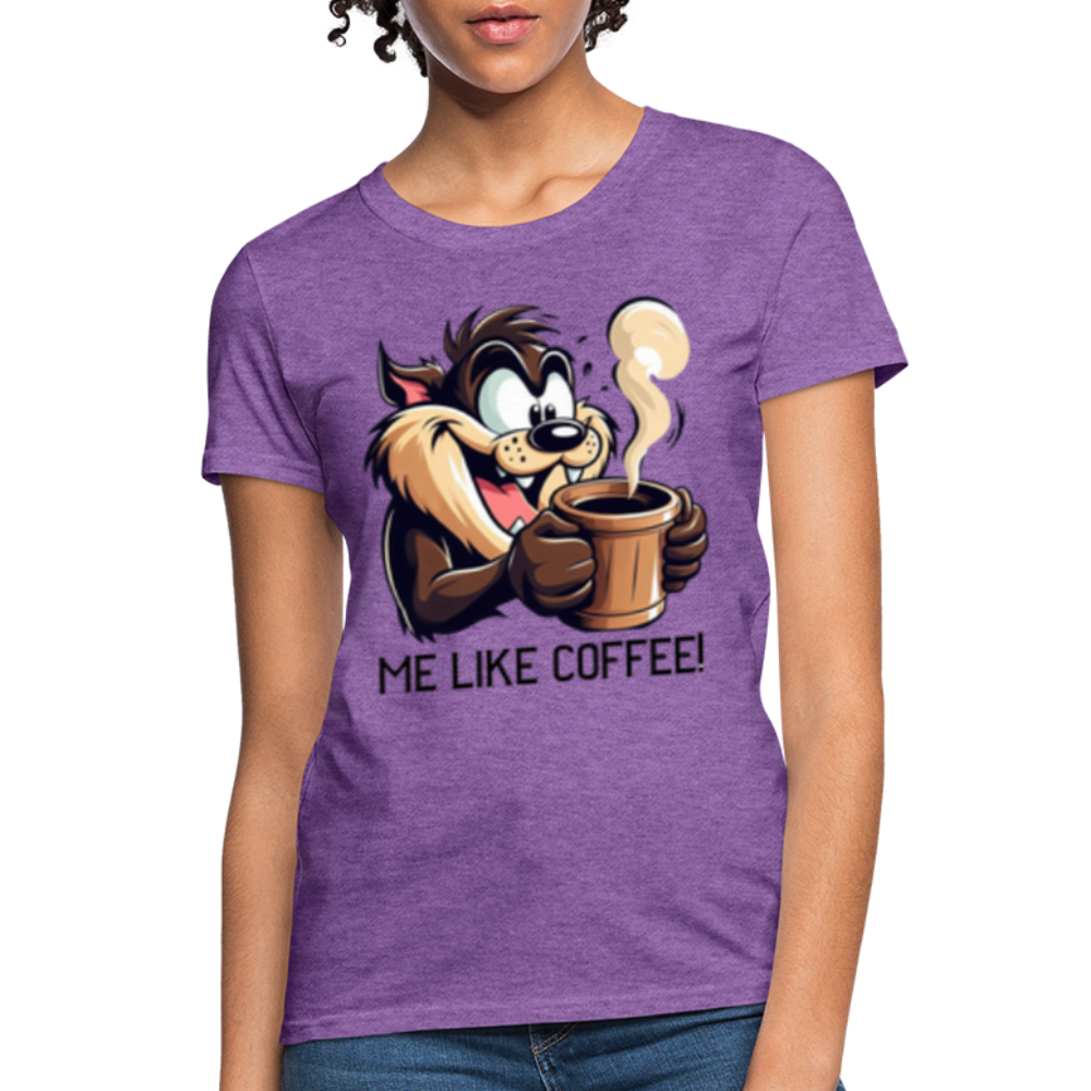 TAZ Coffee T-Shirt - purple heather