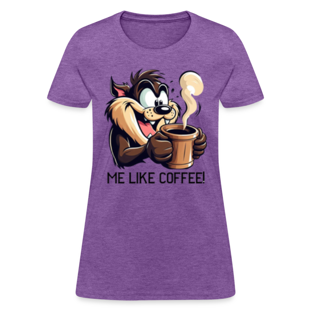 TAZ Coffee T-Shirt - purple heather