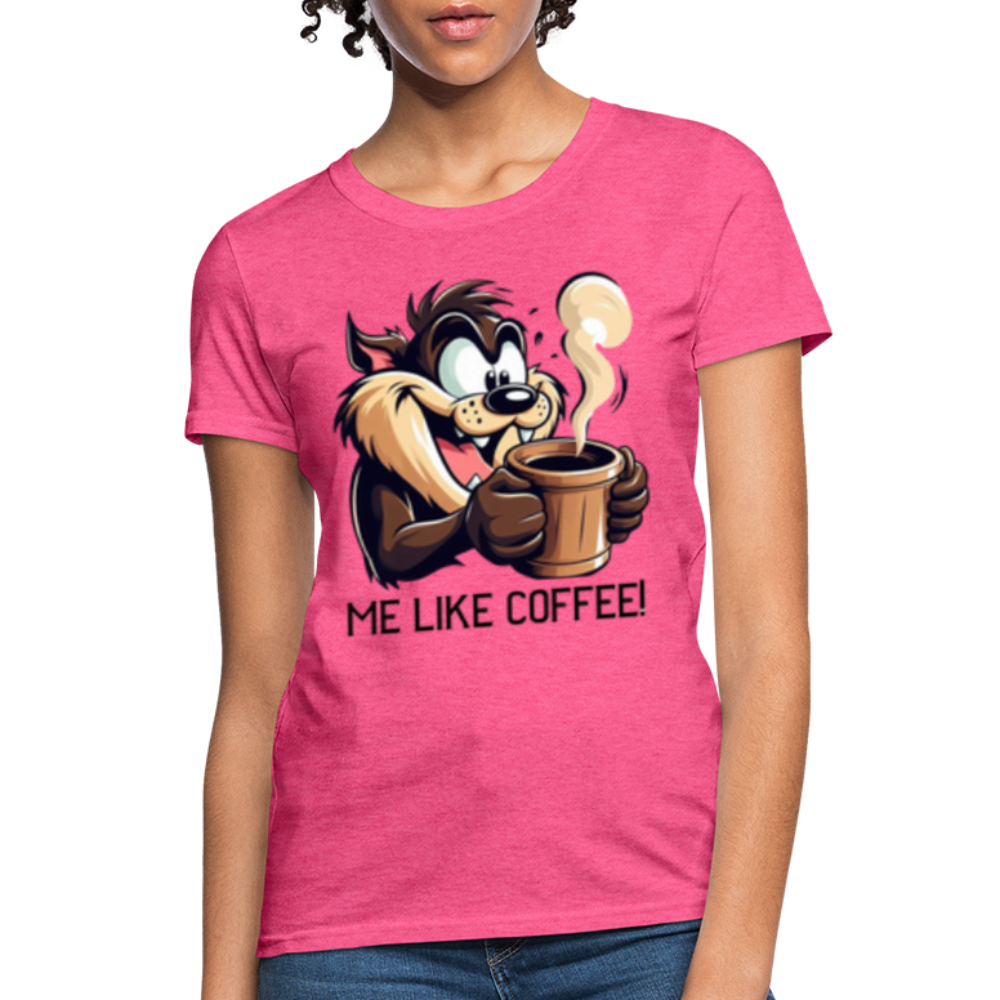 TAZ Coffee T-Shirt - heather pink