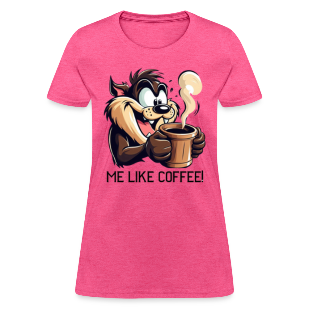 TAZ Coffee T-Shirt - heather pink