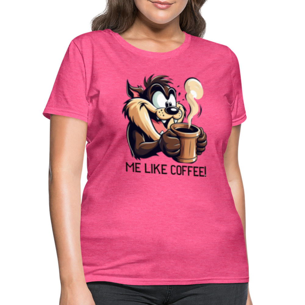 TAZ Coffee T-Shirt - heather pink