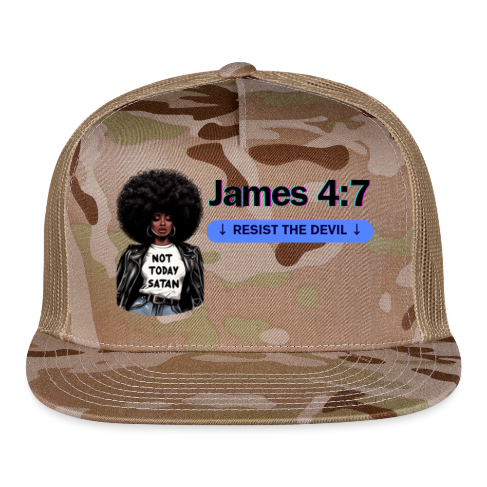 Not Today Trucker Cap - MultiCam\tan