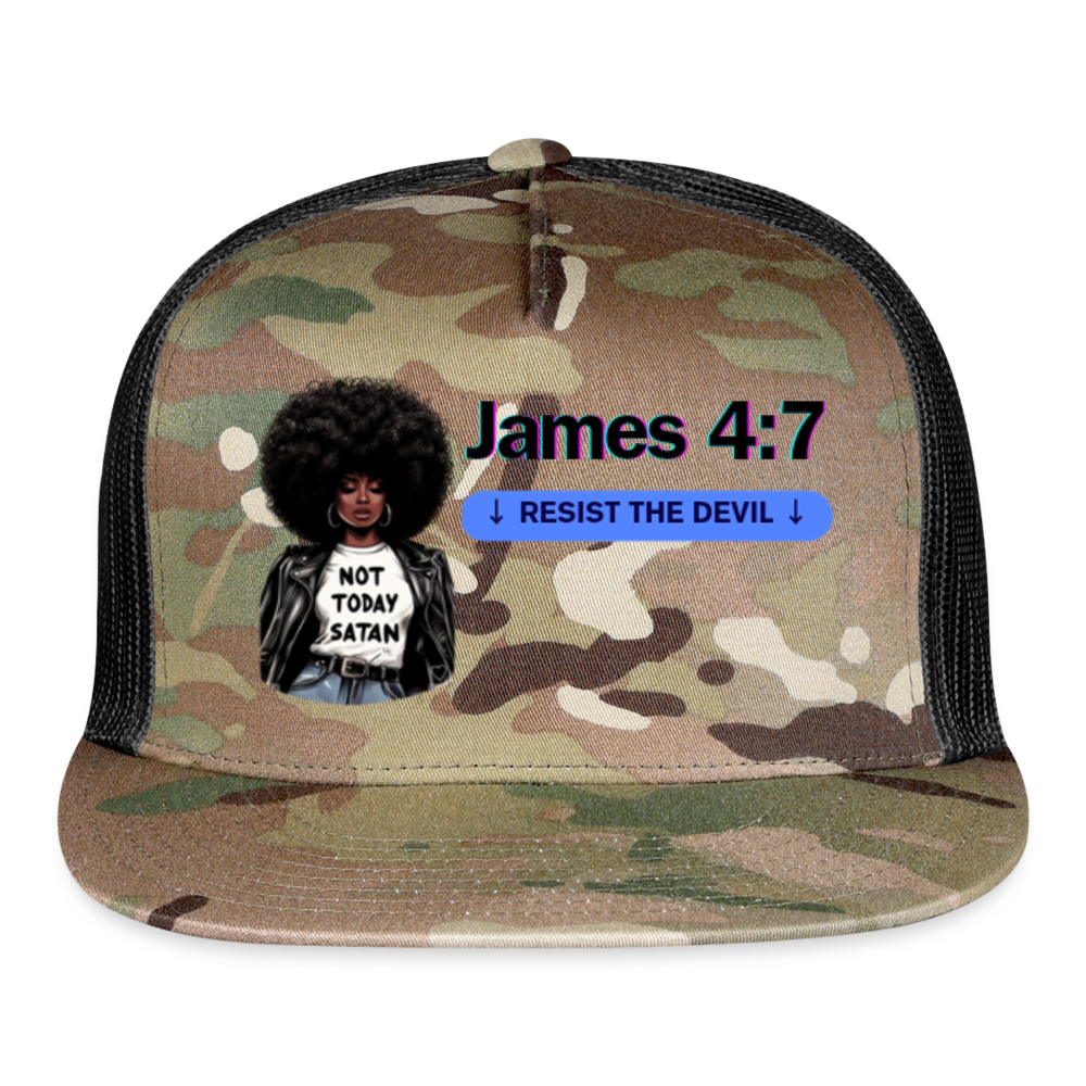 Not Today Trucker Cap - MultiCam\black