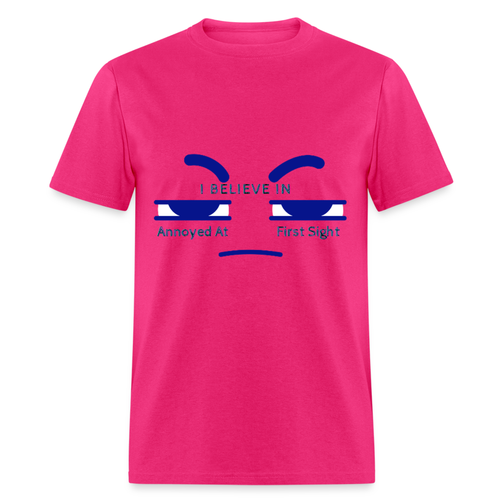 Annoyed T-Shirt - fuchsia