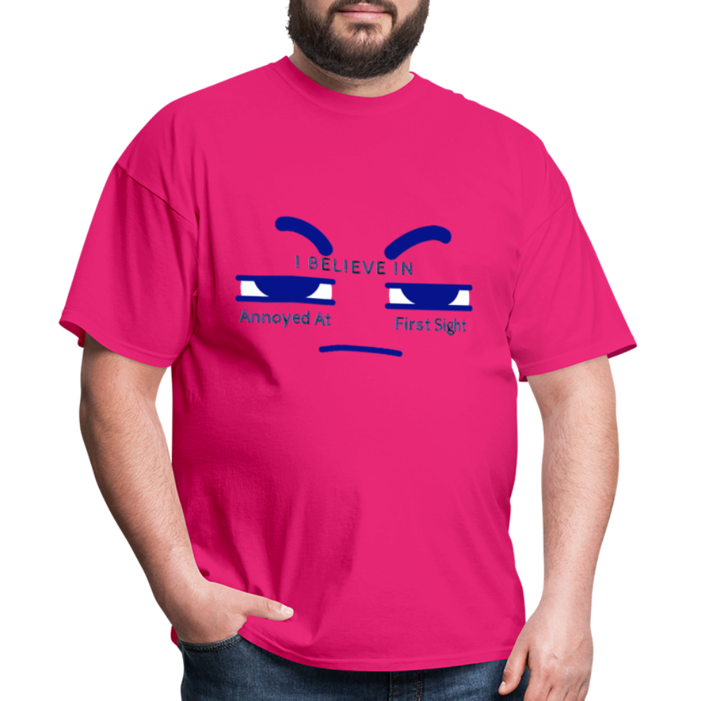 Annoyed T-Shirt - fuchsia