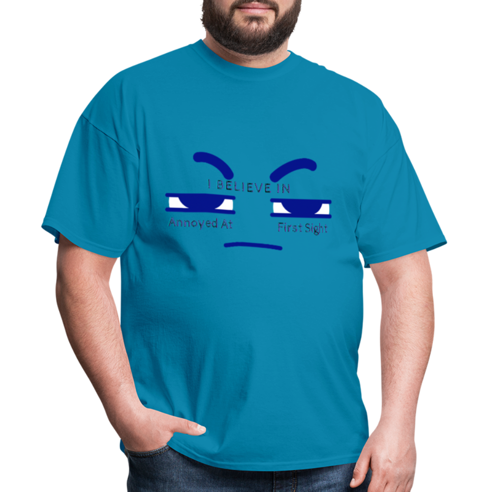 Annoyed T-Shirt - turquoise