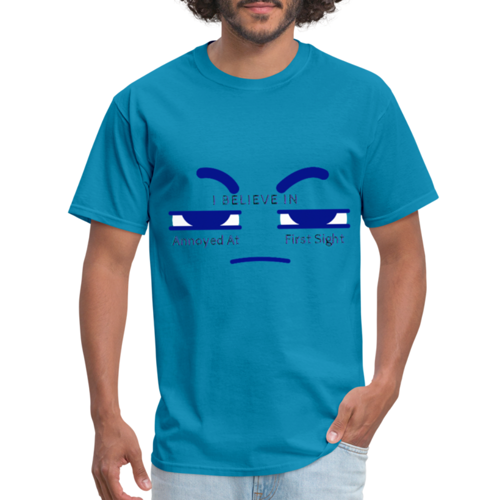 Annoyed T-Shirt - turquoise