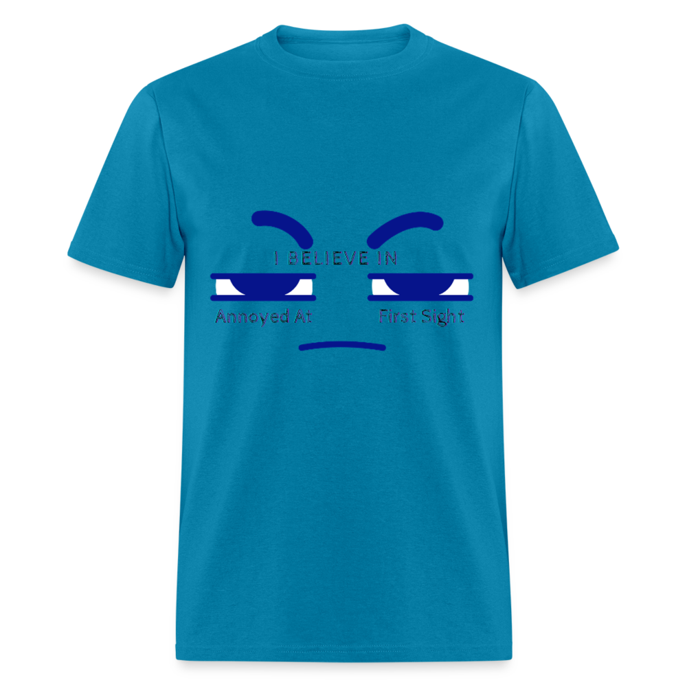 Annoyed T-Shirt - turquoise