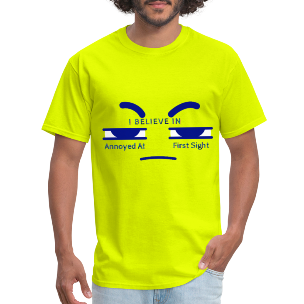 Annoyed T-Shirt - safety green