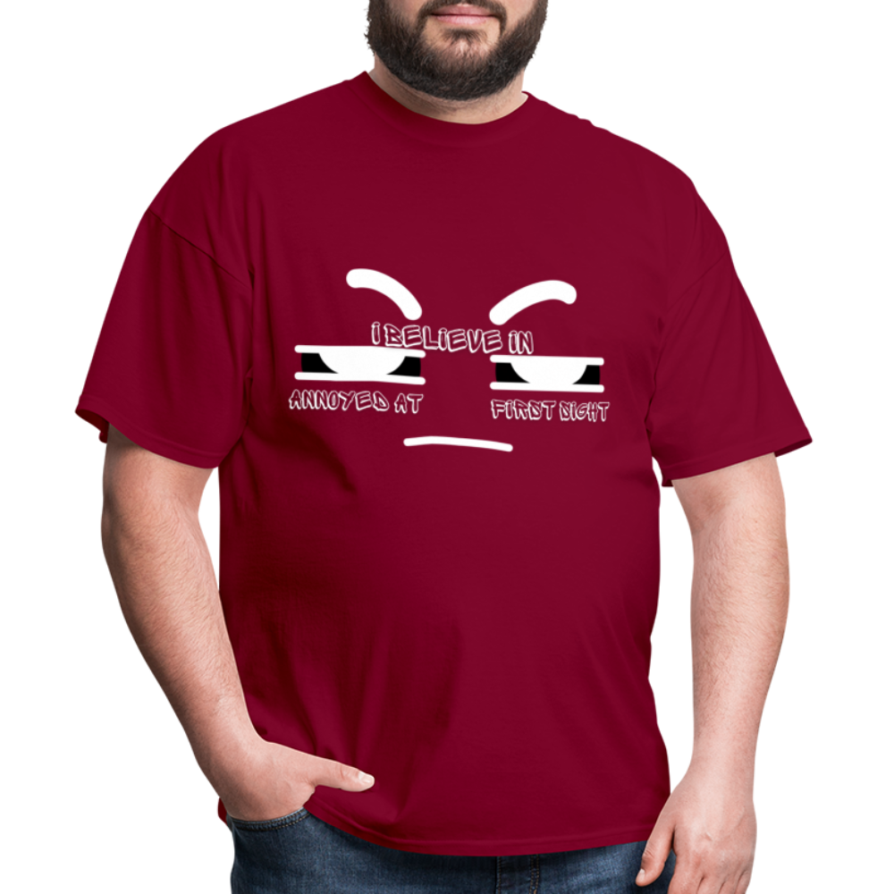 Annoyed T-Shirt - burgundy