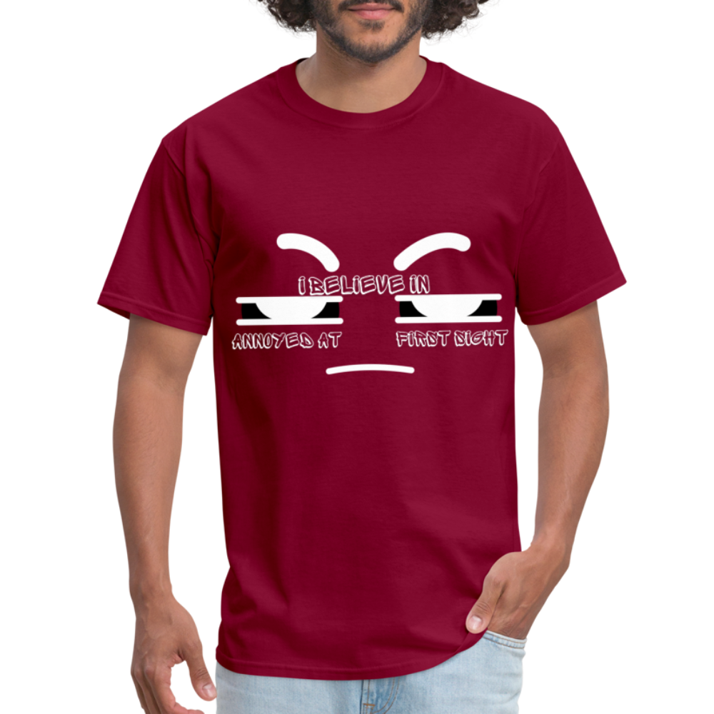 Annoyed T-Shirt - burgundy