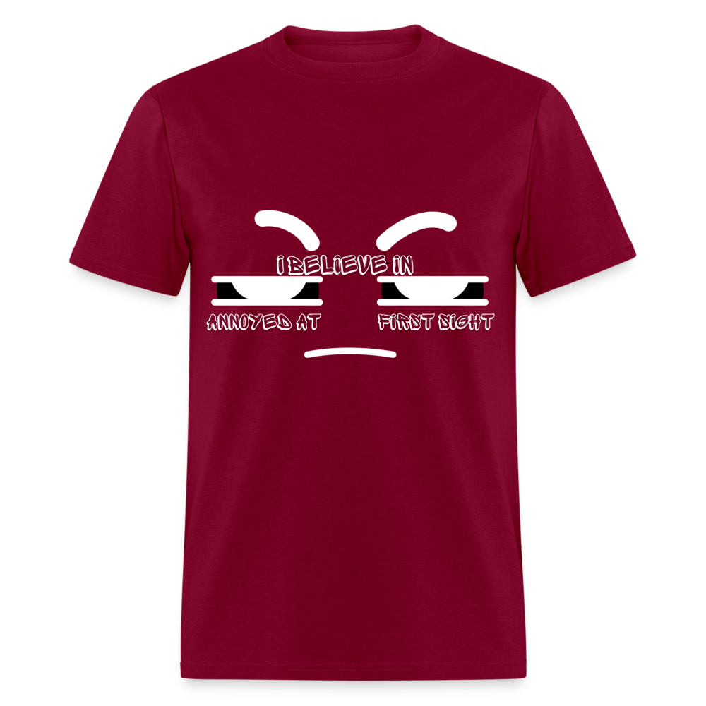 Annoyed T-Shirt - burgundy
