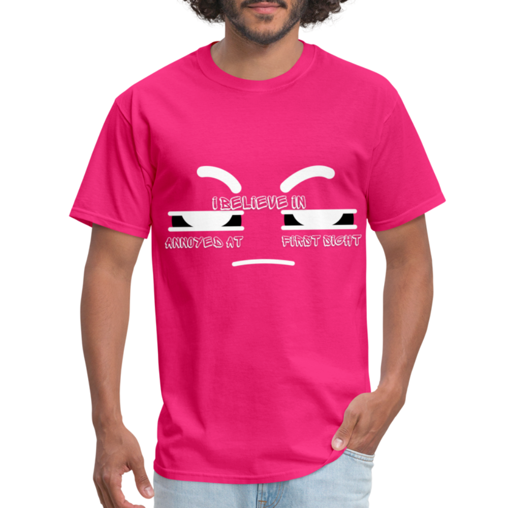 Annoyed T-Shirt - fuchsia