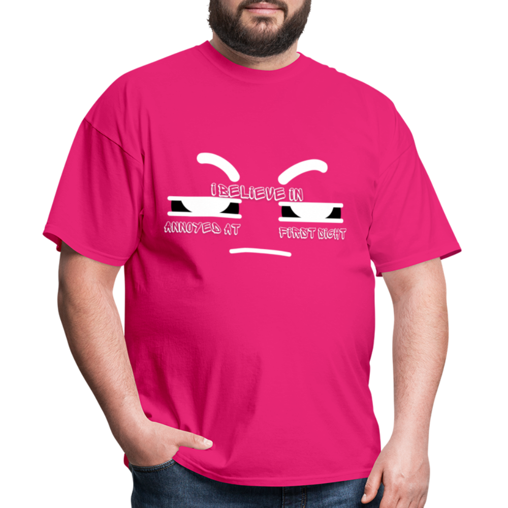 Annoyed T-Shirt - fuchsia