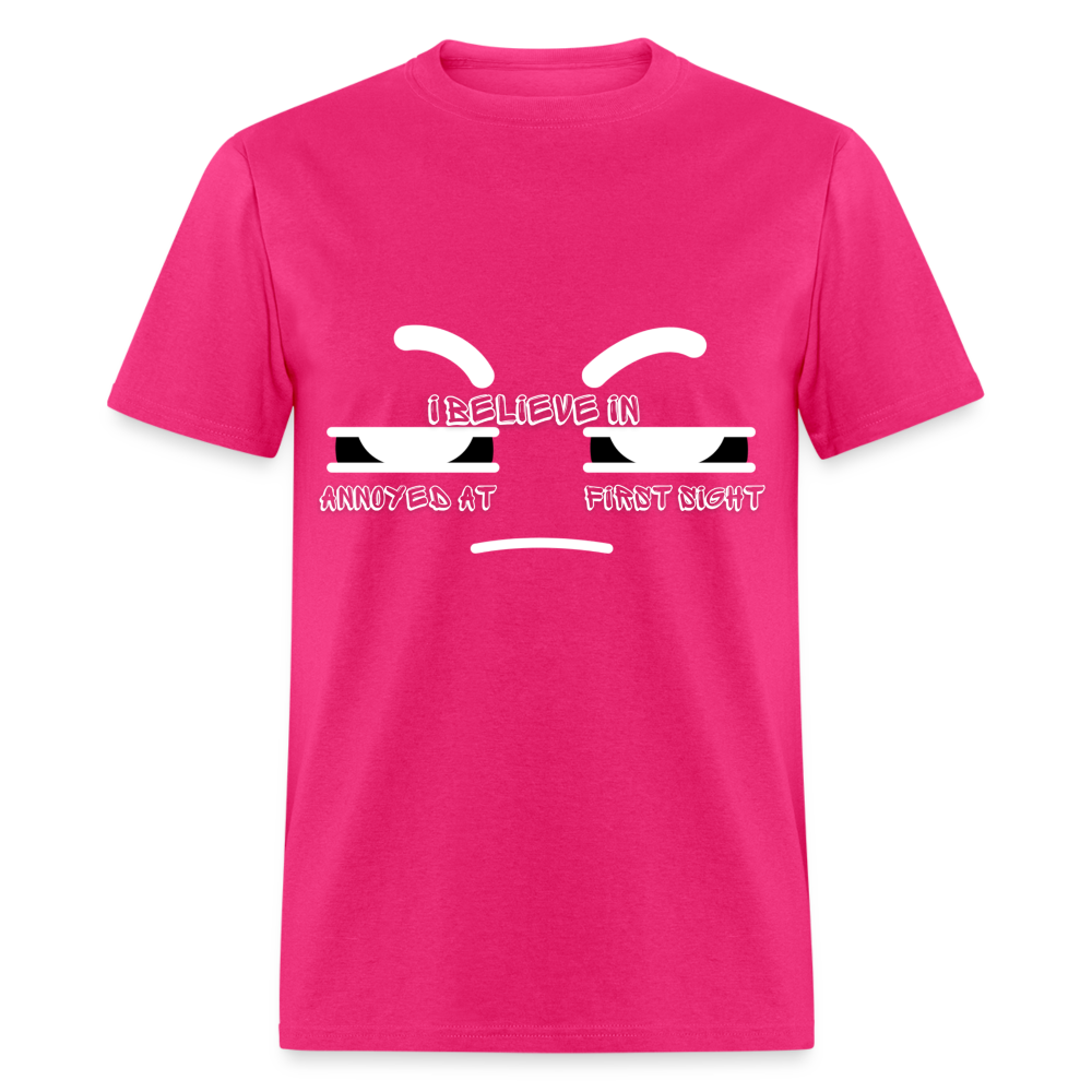 Annoyed T-Shirt - fuchsia