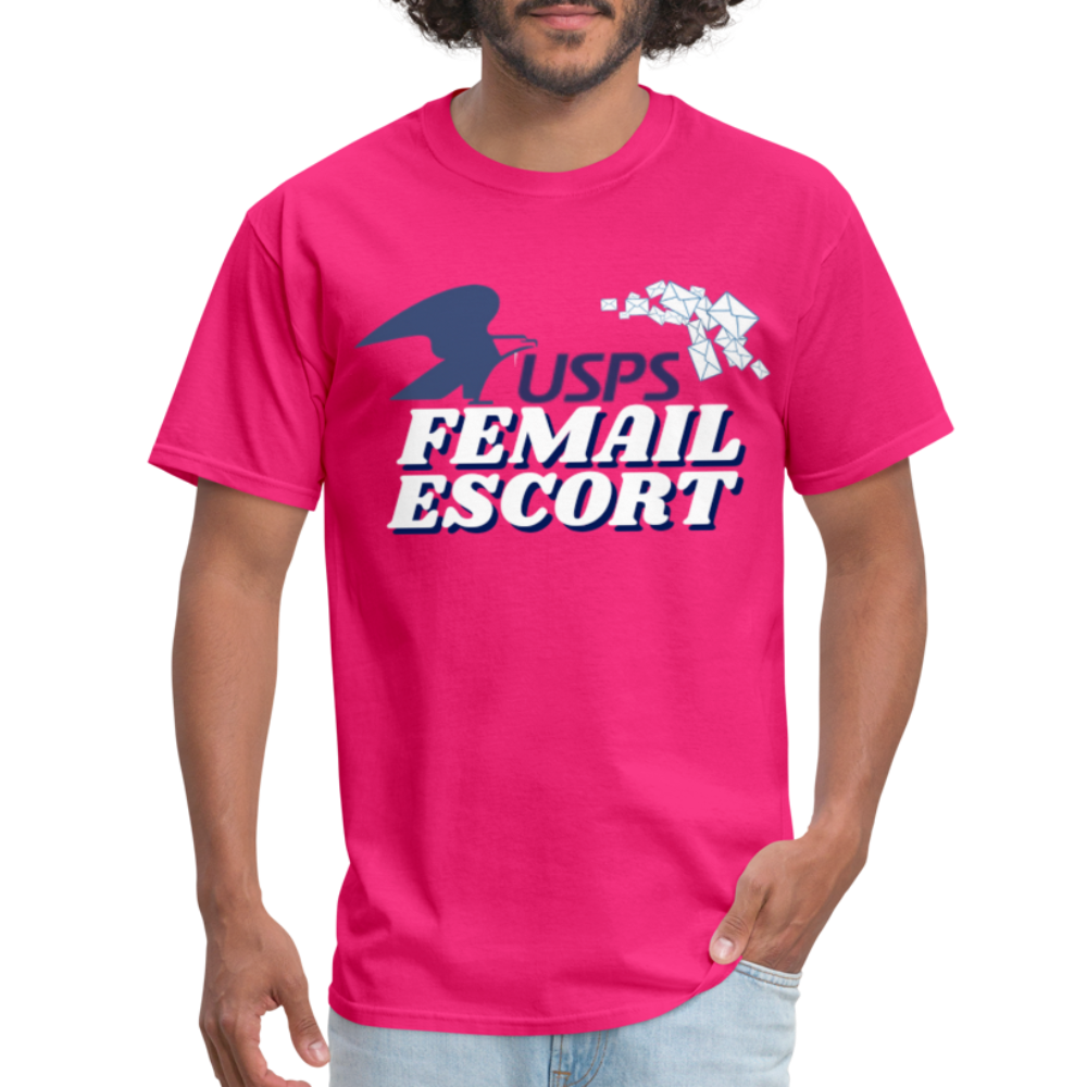 FeMail Escort T-Shirt - fuchsia