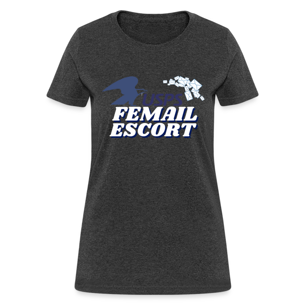 FeMail Escort T-Shirt - heather black