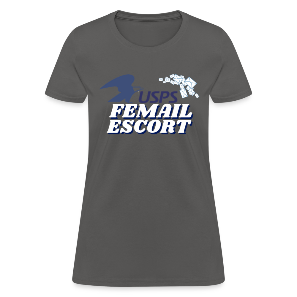 FeMail Escort T-Shirt - charcoal