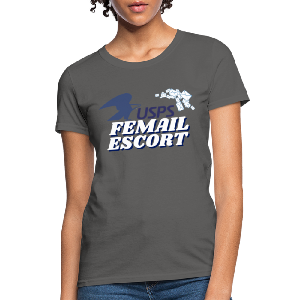 FeMail Escort T-Shirt - charcoal