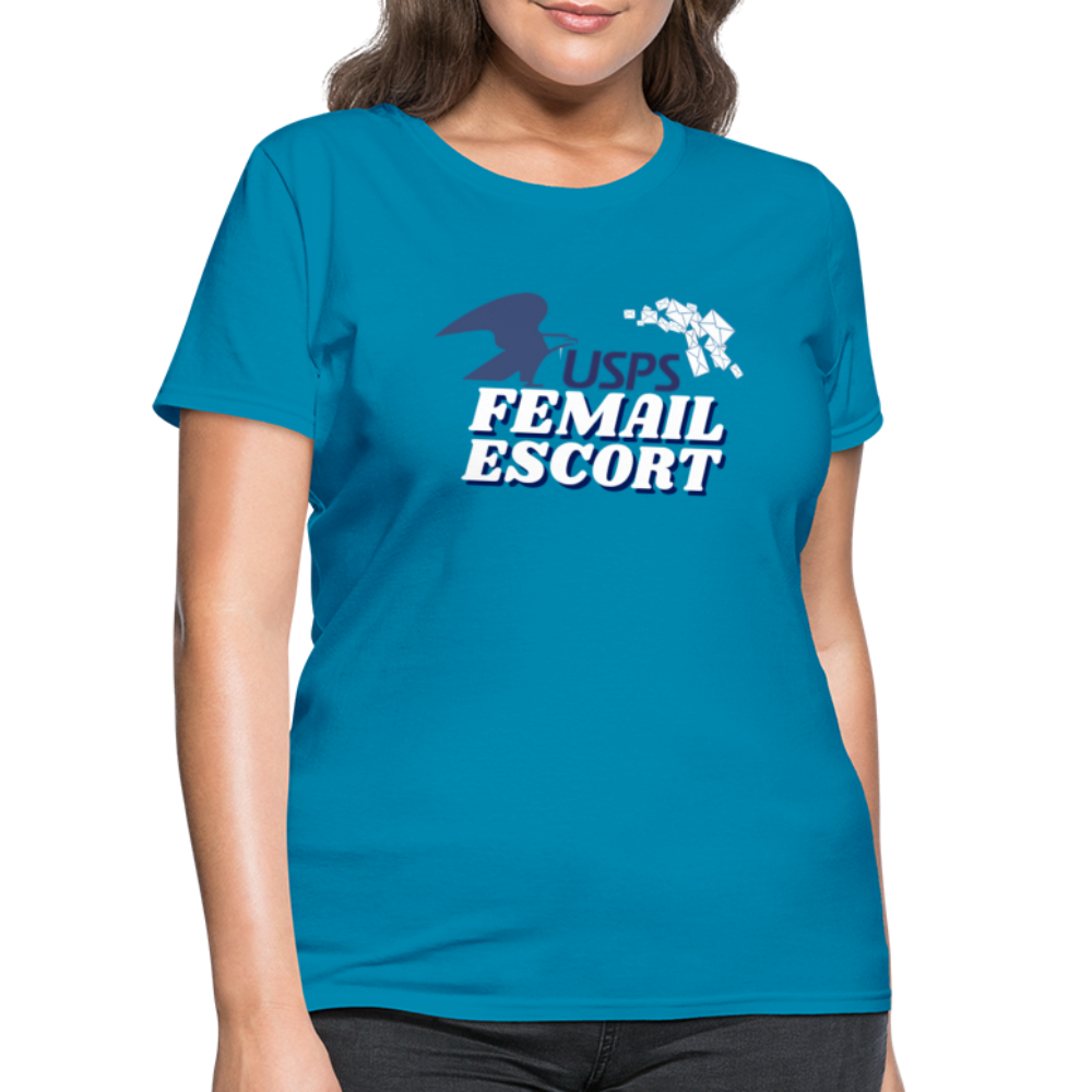 FeMail Escort T-Shirt - turquoise