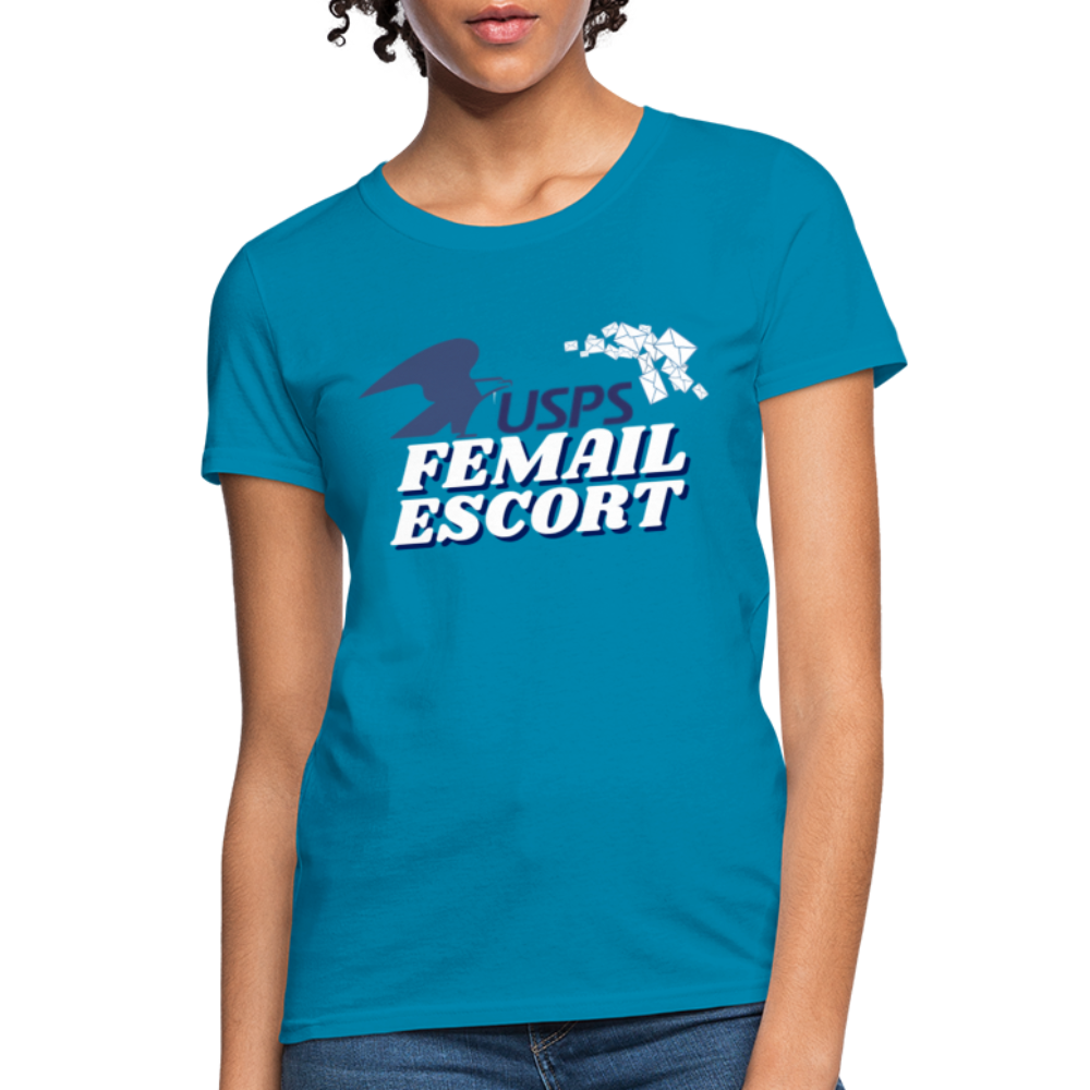 FeMail Escort T-Shirt - turquoise